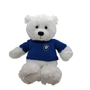Gund White Plush Teddy Bear Made Exclusively for BMW